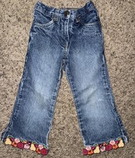 Vintage Gymboree Toddler girl size 3 Small jeans 2002 Apple for the Teacher