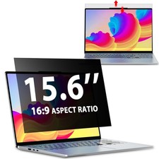 Laptop Privacy Screen 15.6 Inch Diagonal - 16:9 Aspect Ratio Removable Anti
