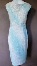 Collection Dressbarn Size 10 Shimmery Faux Wrap Party Cocktail Evening Dress 