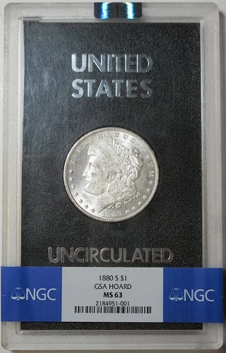 1880-S $1 Morgan Silver Dollar NGC MS64 GSA NON CC GSA