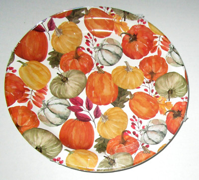 7'' Pumpkin Toss Paper Salad Plates, 12ct. by Celebrate It 