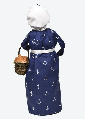Colonial Byers Choice Nautical Mrs Claus con granchi 3254WC - Foto 4 di 8