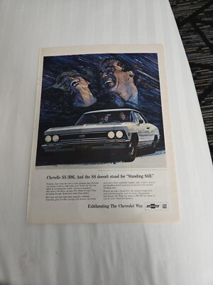 Chevy Chevelle SS 396 Sport Coupe Vintage 1966 Print Ad 10