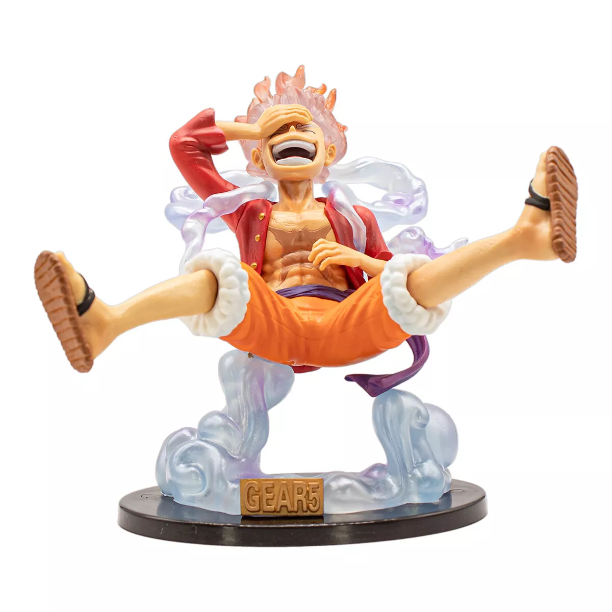 One Piece Luffy Gear 5 Anime Action Figure Sun God Nika Luffy Figurine  Anime Pvc Statue Model Car Ornament Collectible Doll Toys