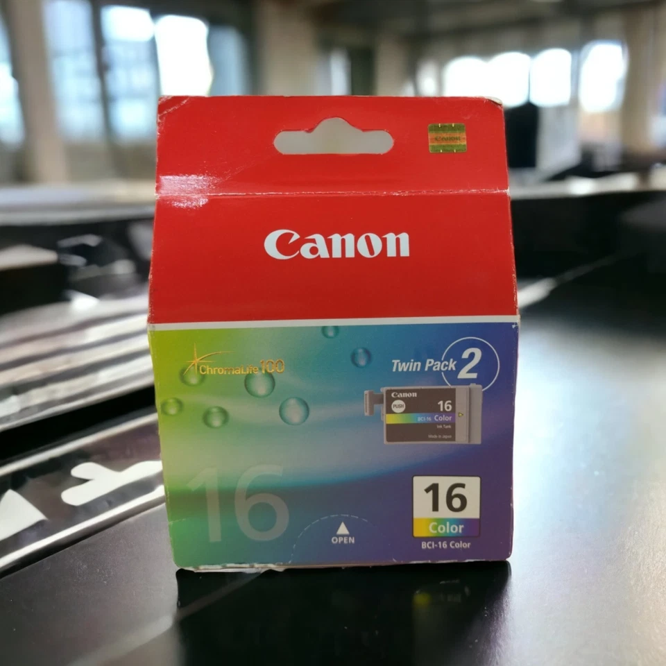 Cartouche Canon BC-16 original Couleur (pack de 2) Jet d'encre - Photo 1/1