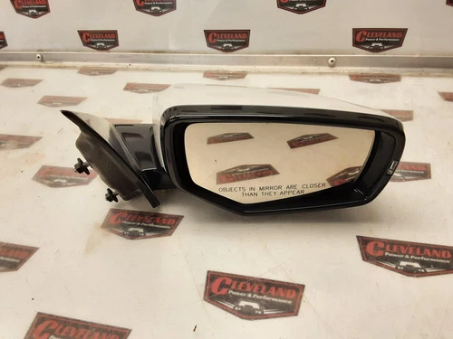 2015-2019 Cadillac ATS-V OEM RH Right Passenger Door Mirror White 23268432 