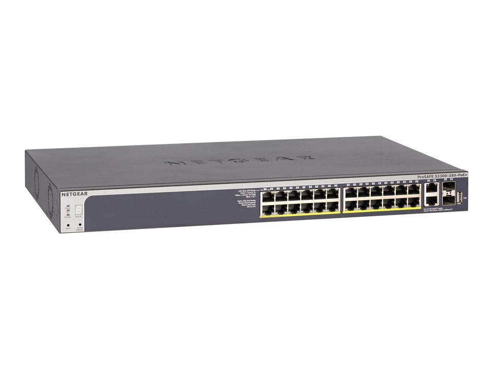 Netgear S3300-28X-POE+ Switch II price incl VAT 3 yr warranty* B2B