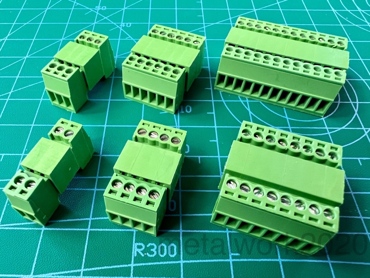 Male-Female Phoenix Style 2.54mm Pluggable Screw Terminal Blocks