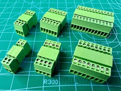 OEM EURO CONNECTER Male-Female Phoenix Style 2.54mm Pluggable Screw Terminal Blocks, Connector, M-F