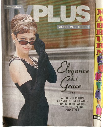 JENNIFER LOVE HEWITT Newsday Local TV Guide March 26 2000 Regional LI NY Edition