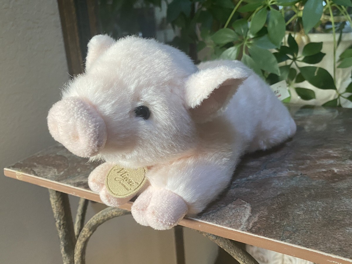 Hochwertiges Plüsch Schwein Aurora World Miyoni Pig – Plüschtier 11 Cm, Weich, Mit Bohnenfüllung, Realistisches Design, Hochwertiges Kuscheltier