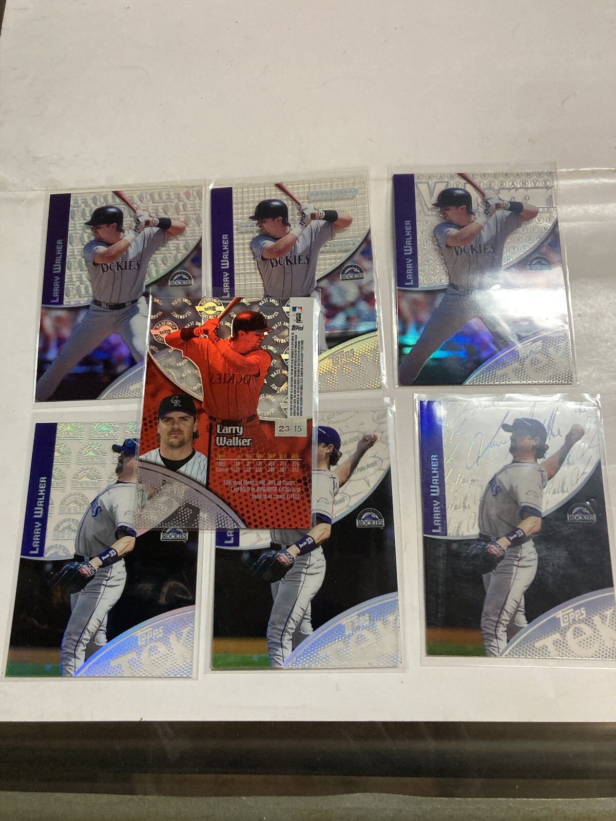 7 different 2000 topps Tek Larry Walker Colorado Rockies | eBay