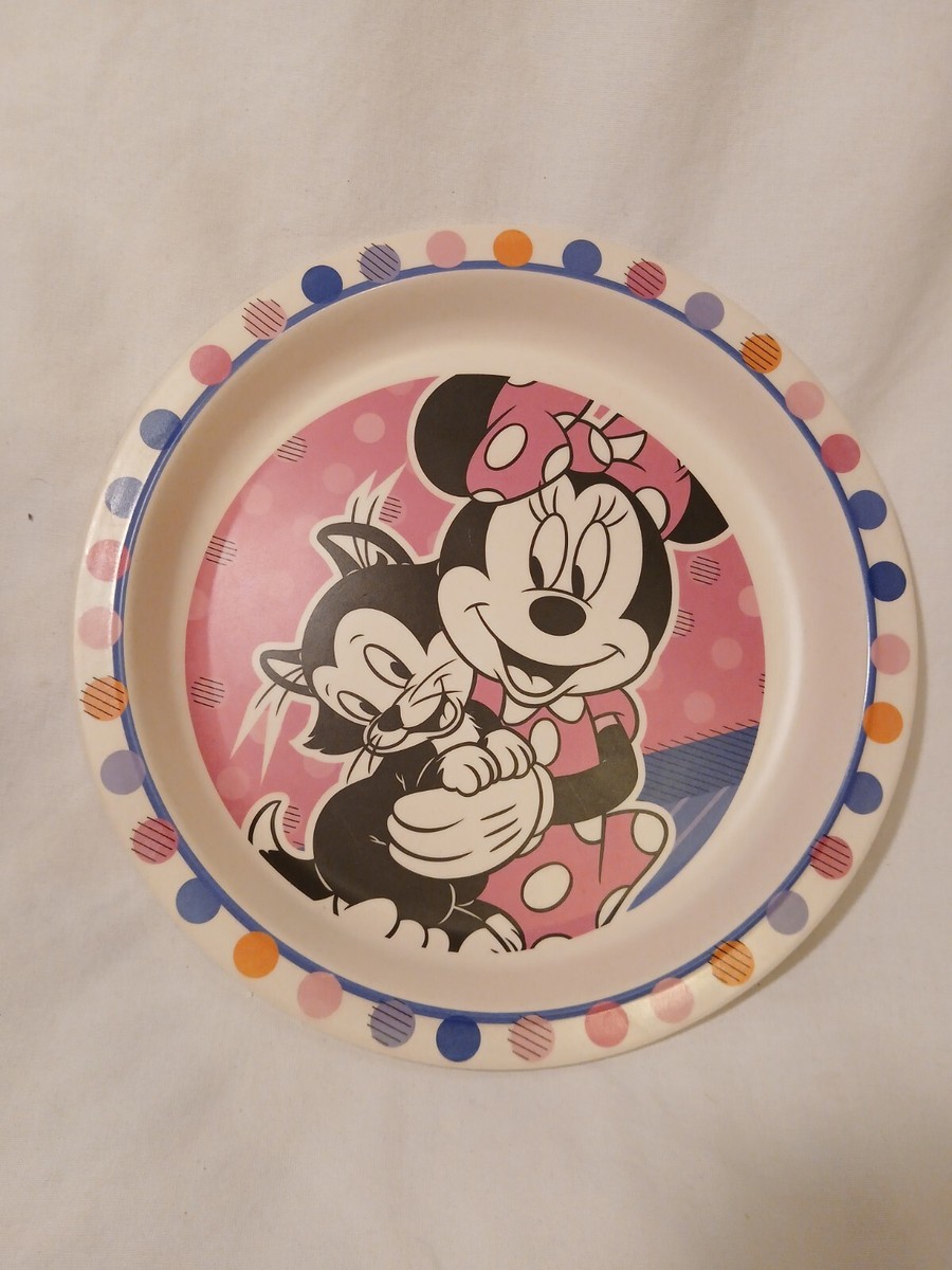 Minnie Mouse Disney Plates Plastic Disney Minnie Mouse 4-Piece