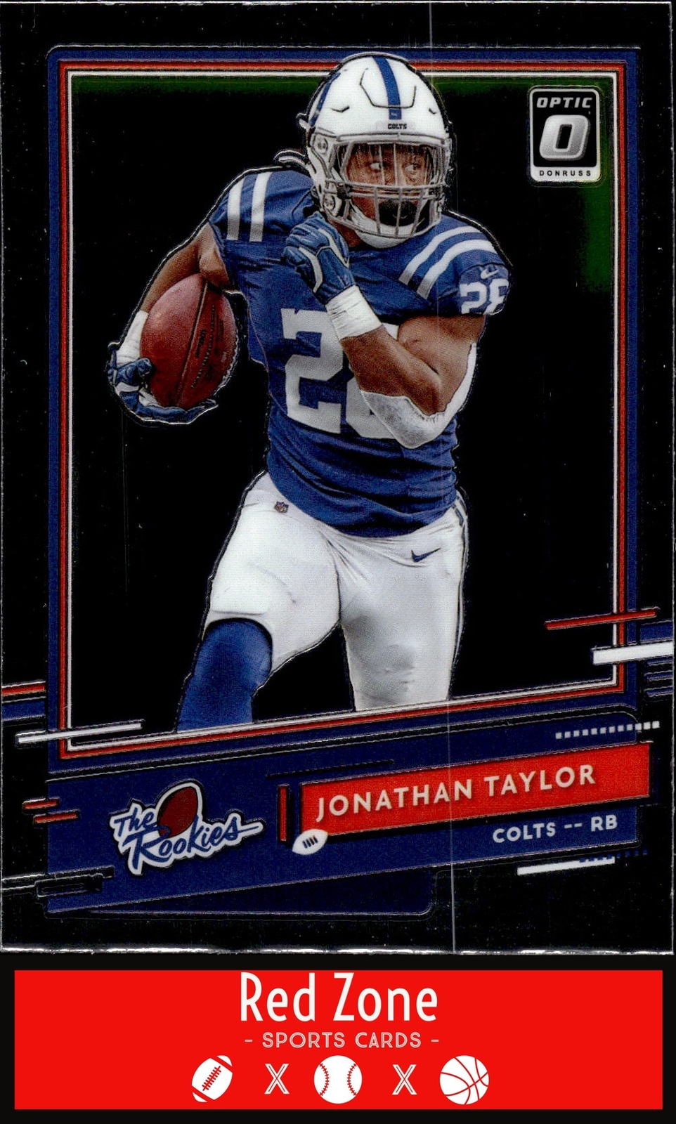 2020 Donruss Optic - #TR-JT Jonathan Taylor NM/NM+