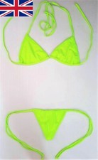 Sexy LIGHT GREEN THONG BIKINI Sexy Swimming Costume Beach Holiday Wear G-String