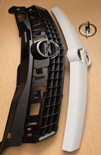 NEW PRIMED 3DR MK5 ASTRA H VXR OPEL OPC FRONT GRILL COMPLETE  TWINTOP SRI XP SXI