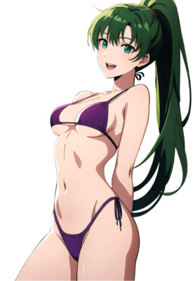 Lyn Fire Emblem Waifu Weatherproof Anime Sticker 6'' Car Decal