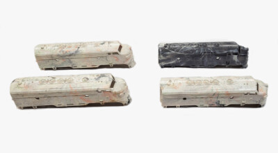 Set of 4 HO Scale Undecorated Unpowered F7 Diesel Engine Shells Unknown Make