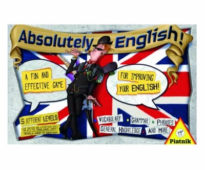 Piatnik - Absolutely English Quiz Spiel Lernen Englischkenntnisse Vokabeln - Bild 1 von 2