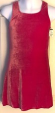 GK ICE SKATE GIRLS LARGE PEONY VELVET SLVLS A-LINE DRESS Sz CL WAS 77.00 NWT