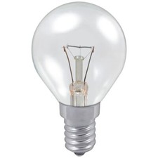 Philips 60W 230V SES E14 P45 Clear Dimmable Golf Ball Round