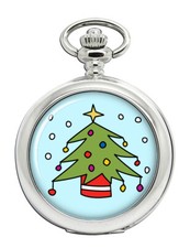 Christmas Tree Pocket Watch