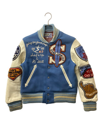 34】 WHITESVILLE 30oz Wool Melton Award Jacket Leather 34】 WHITESVILLE 30oz Wool Melton Award Jacket Leather