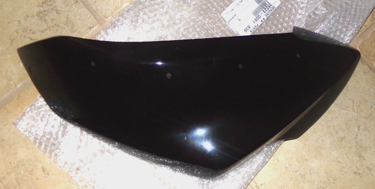 KAWASAKI KFX450R KFX450 REAR FENDER BLACK LEFT-SIDE EXTENSION