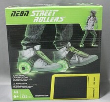 Neonvybe Neon Street Rollers Roller Skates Kids Green New in Package LED Lights