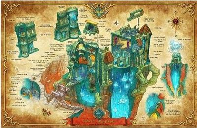 Castle Grayskull Blueprint Map 2015 MOTU Masters of the Universe Classics HE MAN