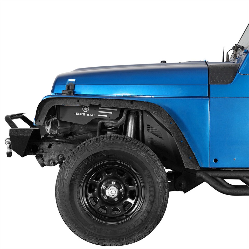 Front Rear Bumper Fender Flare Deletes Inner Liners For Jeep Wrangler