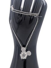 New 100 Authentic SWAROVSKI Disney 100Th Mickey Mouse Pendant Necklace 5669116