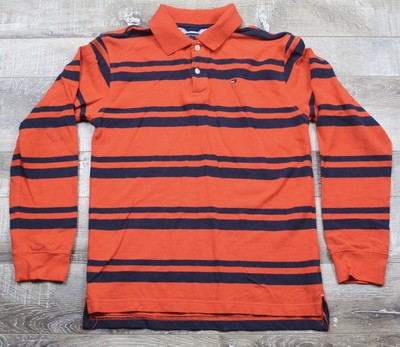 TOMMY HILFIGER Orange \u0026 Blue Striped 