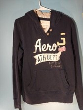 Aeropostale Aero Womens Blue Hoodie Juniors Size XL