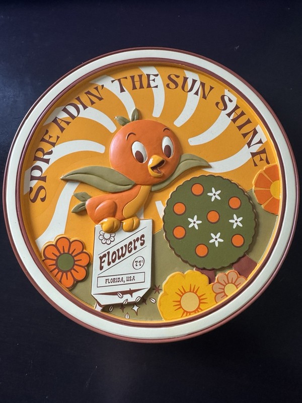 2023 Epcot Flower and Garden Festival Orange Bird Stepping Stone - New!