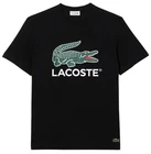 Lacoste Men's Signature Print Cotton Jersey T-Shirt Black TH1285-51-031