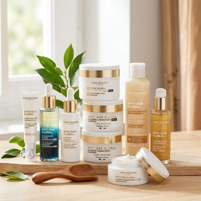 Yves Rocher Anti-Age Global - Full Line Gesicht Tag Nacht Serum - Auswählen
