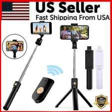 Selfie Stick Tripod Remote Desktop Stand Cell Phone Holder For iPhone Samsung US