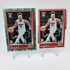 2025 Panini Donruss WNBA Basketball #42 Aerial Powers Green Laser & Base-Dream