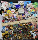 Large Lot Of Lapel/Pin Back/Button Pins 2 Lbs Lot#0779W — photo 3