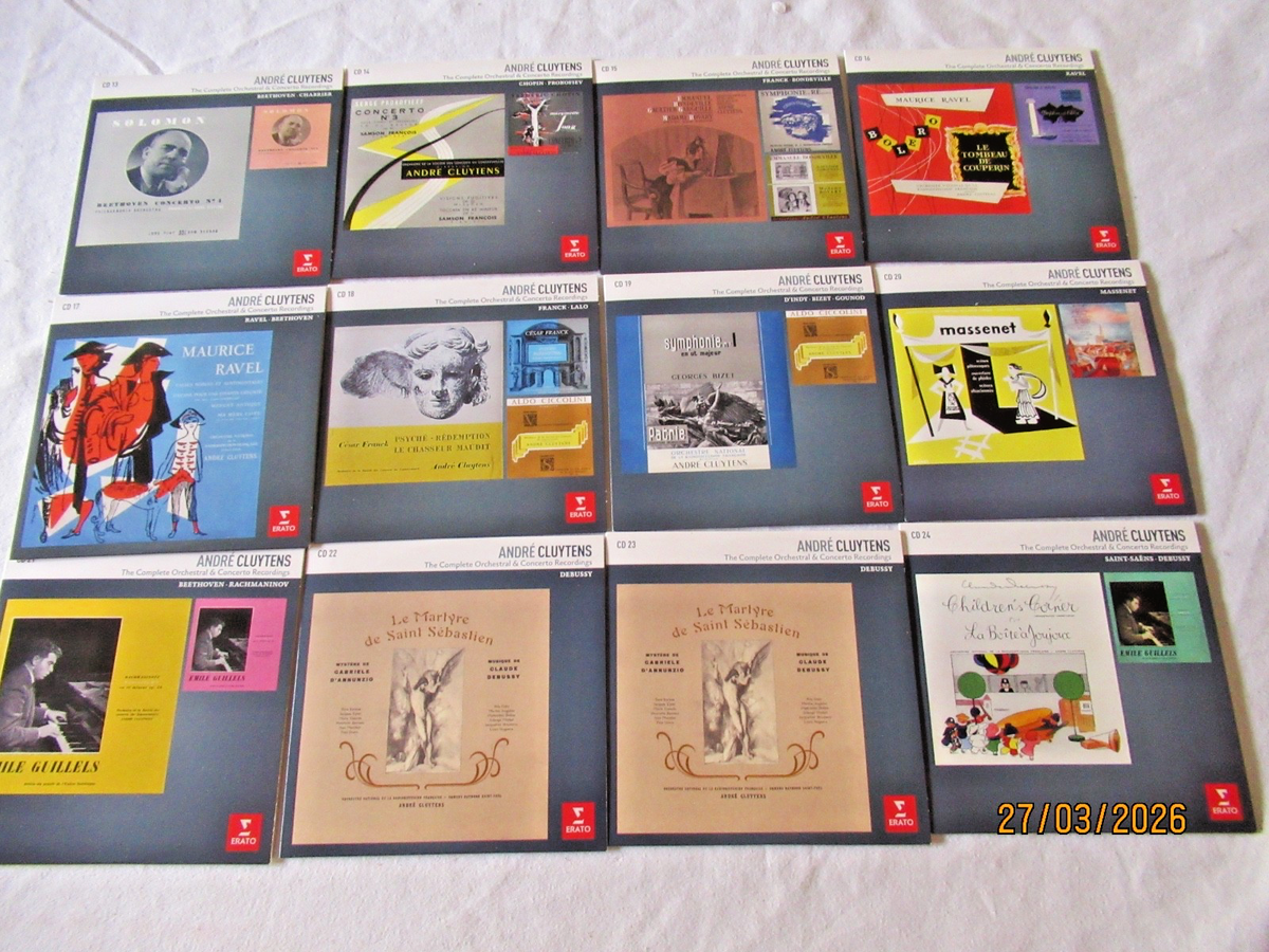 Andre Cluytens Complete Orchestral & Concerto Recordings 65 CD Box