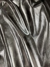 Finley GREY 4-Way Stretch Metallic Foil Fabric by the Yard - 10013