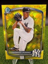 2025 Bowman Chrome Draft Sapphire Edition - Carlos Lagrange #BDC-132 Yellow /75 