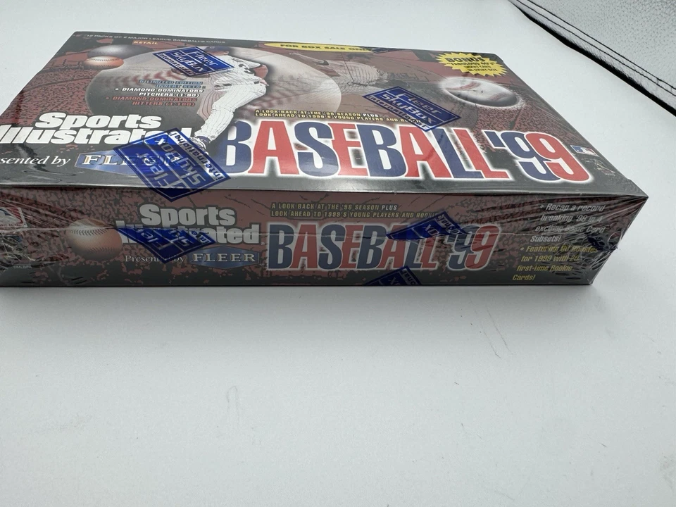 ‘99 Sports Illustrated Baseball Fleet Skybox Sealed Box 12 Packs 72 Cards+Bonus - Image 4 of 4