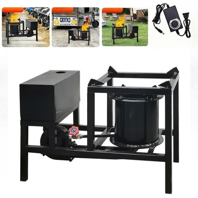 #ad 12V Waste Oil Burner Oil Stove Outdoors Cooking Hot Heating Furnace Burning Tool $246.60