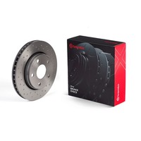 2X Brembo Bremsscheibe Gelocht/Innenbel. Ø302Mm FüR Jeep Wrangler III JK