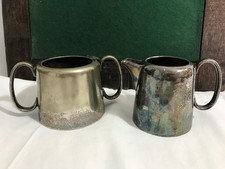 Atkin bros of sheffield silver plate creamer and sugar bowl.