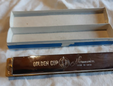 HARMONICA GOLDEN CUP DANS SA BOITE LONGUEUR 17,5cm