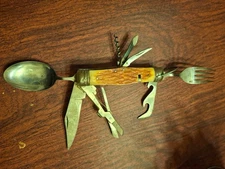 CAMPING UTENSILSET SPOON , Fork, Knives , Scissors , Bottle Opener