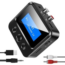 Bluetooth Receiver for Old Stereo, 3.5mm AUX Bluetooth Audio Adapter for